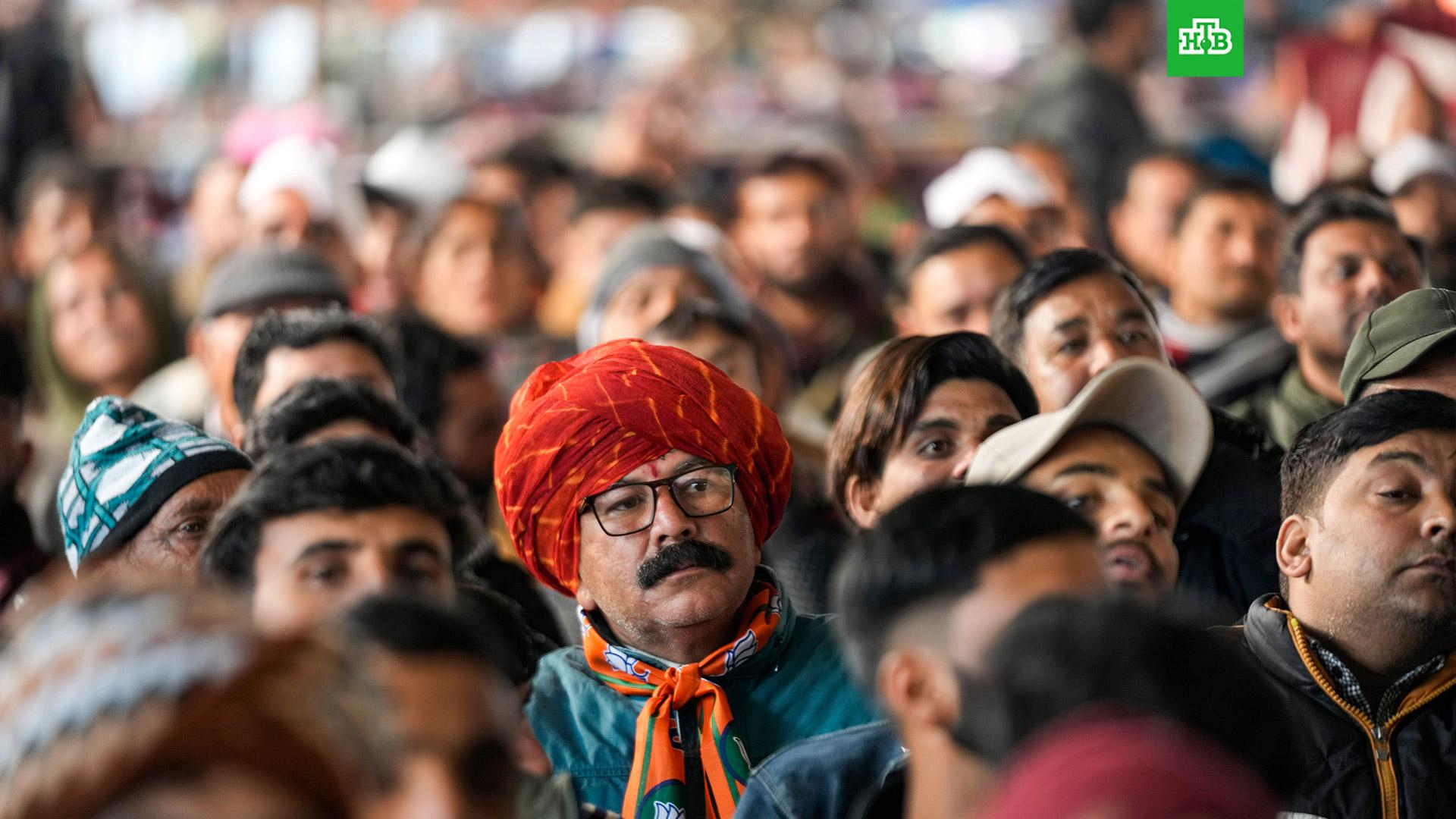 Индия заняла первое место в мире по численности населения
