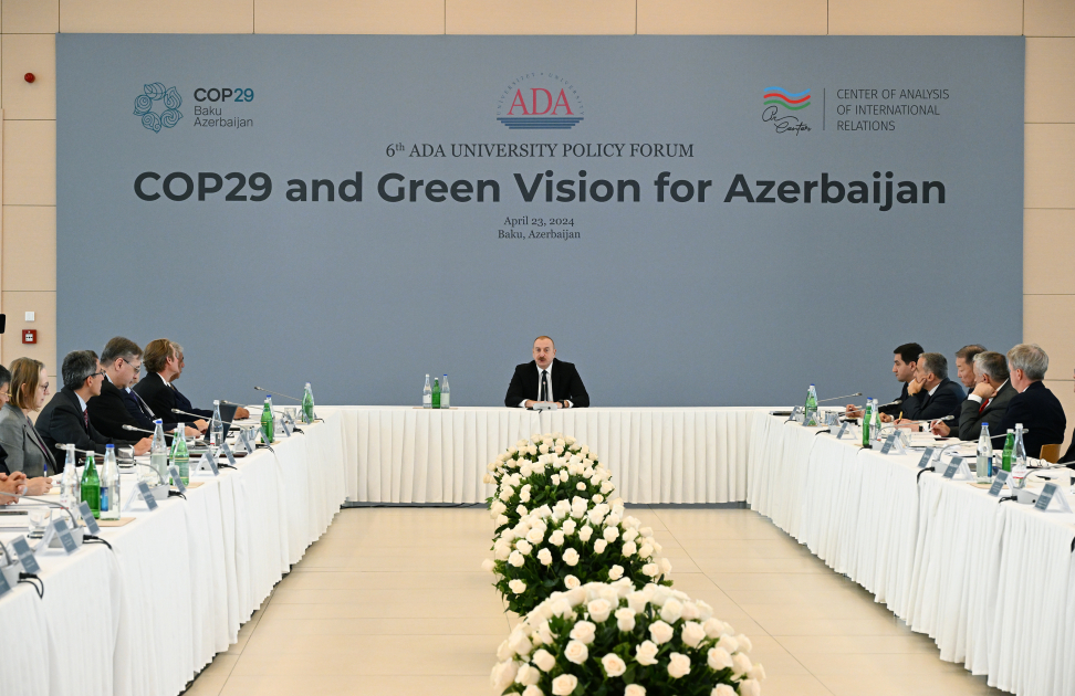 Ильхам Алиев: Мы рассматриваем председательство в COP29 не только как возможность продемонстрировать себя