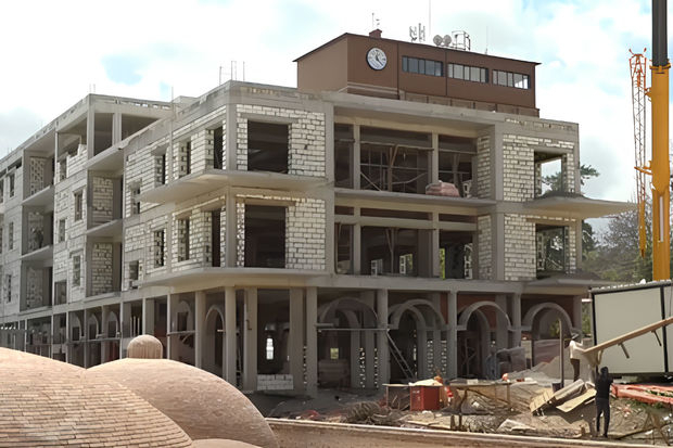 Обнародованы кадры строящегося в Шуше нового жилого комплекса - ВИДЕО