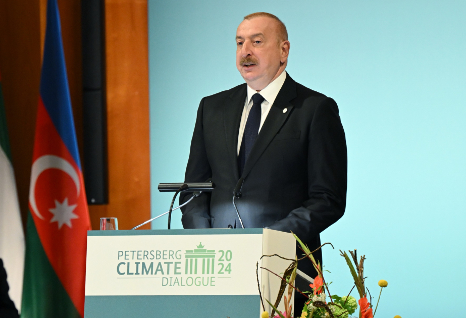 Ильхам Алиев: Страны, богатые газом и нефтью, должны лидировать в борьбе с изменением климата