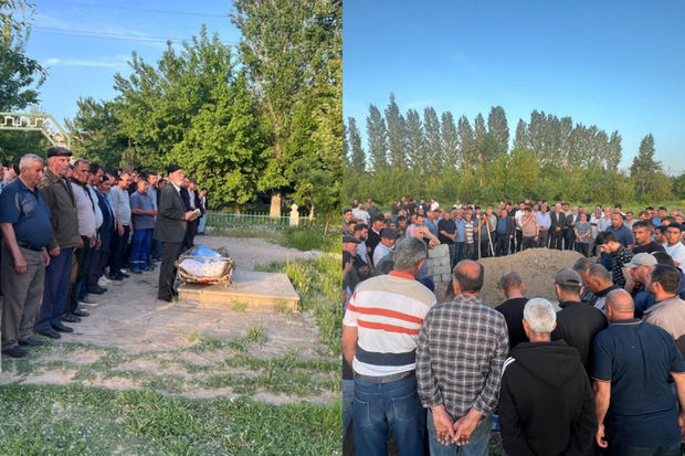 Похоронены мирные жители, погибшие при взрыве армянского боеприпаса в Садараке - ФОТО