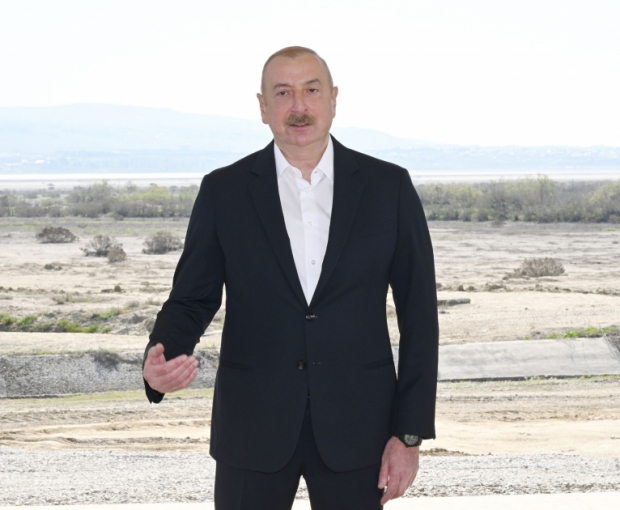 Ильхам Алиев: По объему воды и охвату посевных площадей Ширванский канал будет нашим крупнейшим проектом
