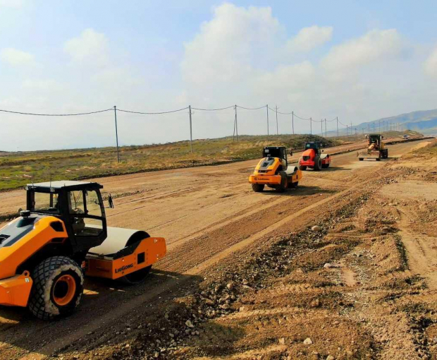 Началось строительство автомобильной дороги в Аскеран