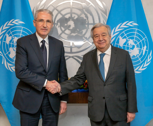 Президент COP29 встретился с генсеком ООН - ФОТО