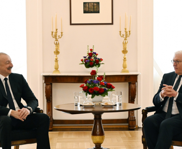 В Берлине состоялась встреча президентов Азербайджана и Германии в расширенном составе - ОБНОВЛЕНО + ФОТО