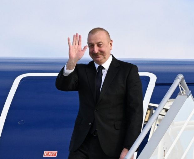 Завершился рабочий визит Президента Азербайджана Ильхама Алиева в Германию - ФОТО
