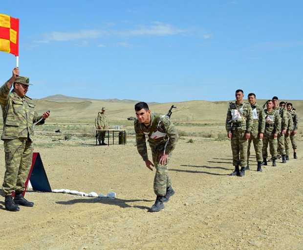 В азербайджанской армии состоялось первенство по военизированному кроссу - ФОТО/ВИДЕО