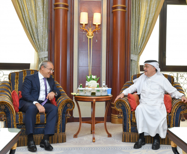 Микаил Джаббаров встретился с президентом Saudi Aramco - ФОТО