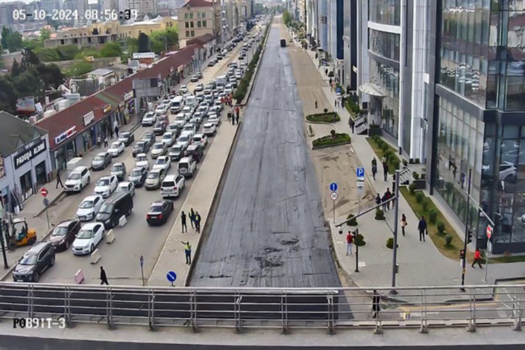 ВНИМАНИЕ! Проезд по одной из центральных улиц Баку будет закрыт