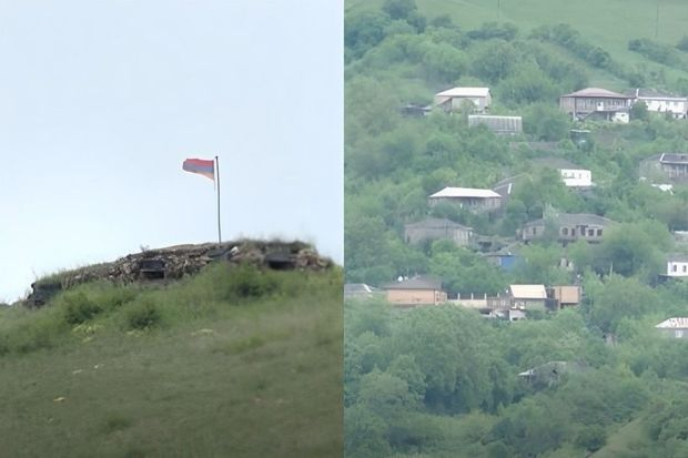 В шаге от Армении: интересные кадры из села Алибейли - ВИДЕО