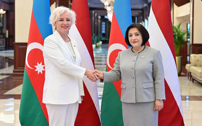 Председатели парламентов Азербайджана и Латвии обсудили перспективы развития сотрудничества