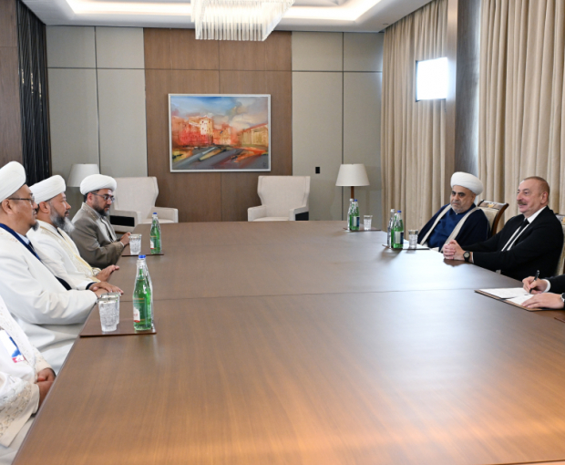 Ильхам Алиев принял делегацию религиозных лидеров государств-членов и наблюдателей ОТГ - ОБНОВЛЕНО + ФОТО