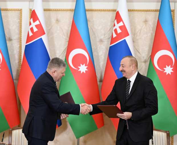 Подписаны азербайджано-словацкие документы - ФОТО