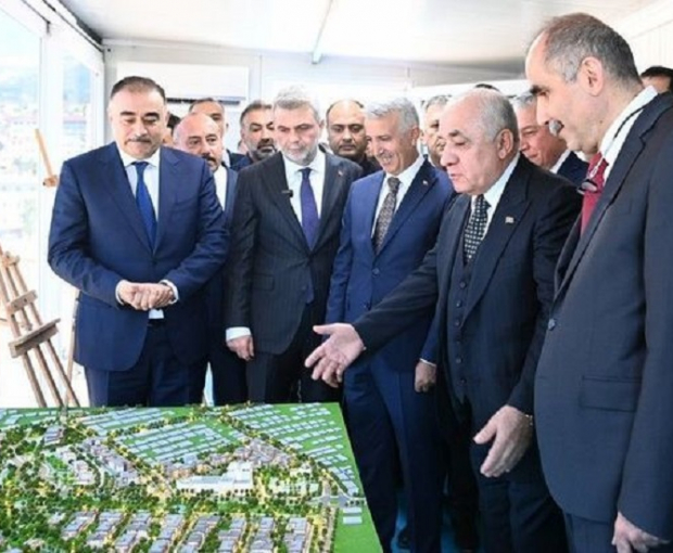 Али Асадов ознакомился с ходом строительных работ в жилом квартале «Азербайджан» в Кахраманмараше