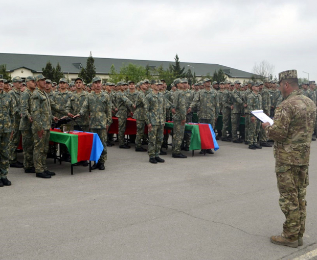 В армии Азербайджана состоялись церемонии принесения присяги - ФОТО/ВИДЕО