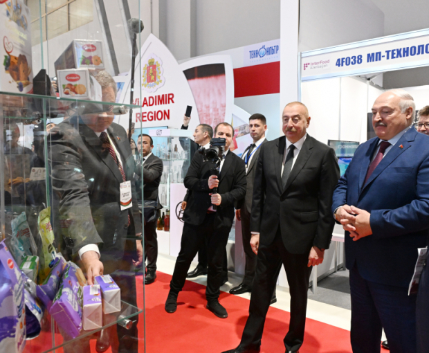 Президенты Азербайджана и Беларуси посетили выставки Caspian Agro и InterFood Azerbaijan - ОБНОВЛЕНО + ФОТО