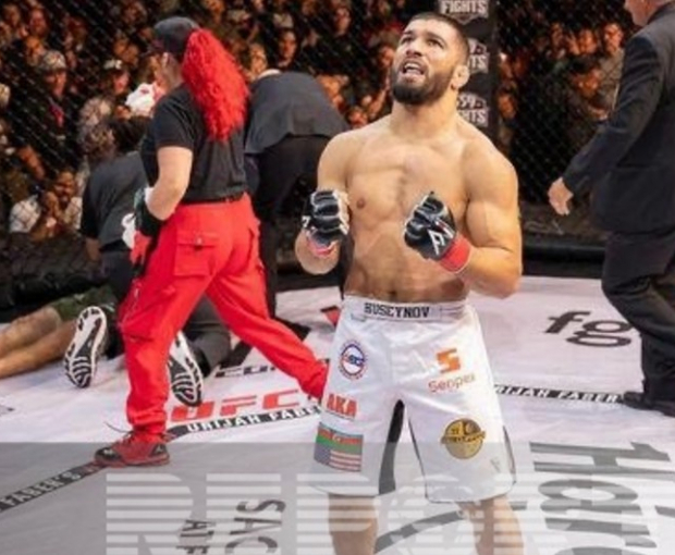 Азербайджанский боец ​​ММА завоевал чемпионский пояс на турнире в США - ФОТО
