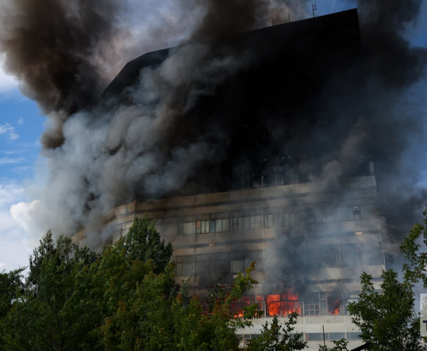Пожар в офисном здании в Подмосковье: погибли восемь человек - ВИДЕО