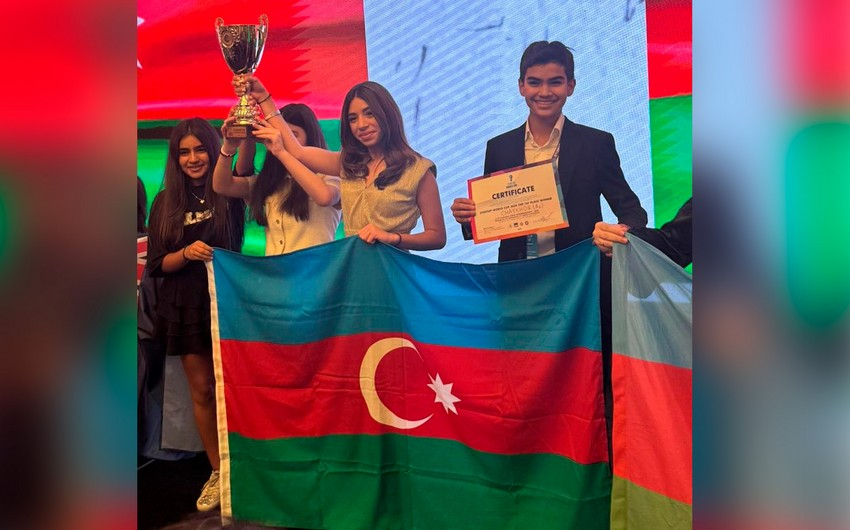Студенты Miniboss Business School Baku победили в чемпионате мира по стартапам - ФОТО