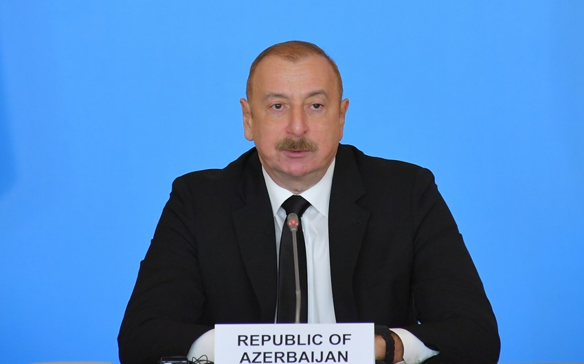 Президент Азербайджана принимает участие во встрече в формате "ШОС плюс" в Астане