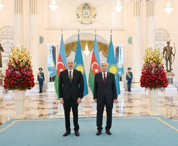 В Астане состоялась встреча президентов Азербайджана и Казахстана