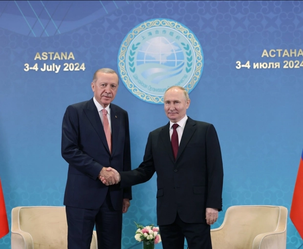 В Астане состоялись переговоры Эрдогана и Путина