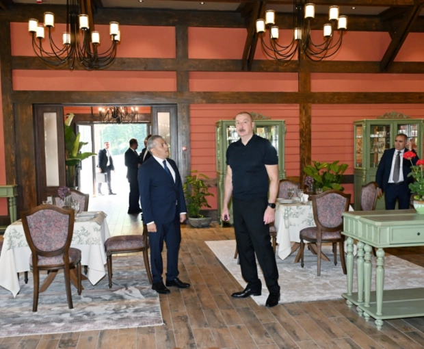 Президент Ильхам Алиев принял участие в открытии рекреационного комплекса "Иса булагы" в Шуше - ФОТО